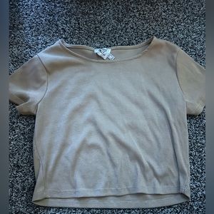 Princess Polly t shirt tan size 10